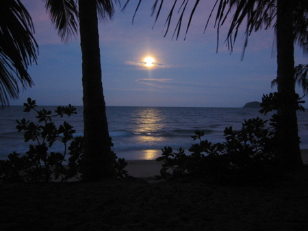 Vollmond bei Ellis Beach